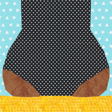 Load image into Gallery viewer, Beach Bums! Foundation Paper Piecing Pattern (FPP Pattern), Quilt Block, 3 Designs, each in 4 Sizes