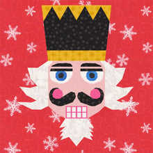 Load image into Gallery viewer, Nutcracker Faces, Foundation Paper Piecing Pattern (FPP Pattern), Quilt Block, 3 sizes