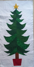 Load image into Gallery viewer, Everlasting Christmas Tree, Foundation Paper Piecing Pattern (FPP Pattern), Quilt Block, 1 Size, 24" x 48"