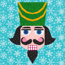 Load image into Gallery viewer, Nutcracker Faces, Foundation Paper Piecing Pattern (FPP Pattern), Quilt Block, 3 sizes