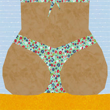 Load image into Gallery viewer, Beach Bums! Foundation Paper Piecing Pattern (FPP Pattern), Quilt Block, 3 Designs, each in 4 Sizes