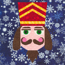 Load image into Gallery viewer, Nutcracker Faces, Foundation Paper Piecing Pattern (FPP Pattern), Quilt Block, 3 sizes