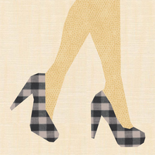 Load image into Gallery viewer, Strut your Stuff! Foundation Paper Piecing Pattern (FPP Pattern), Quilt Block, 4 sizes