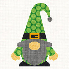 Load image into Gallery viewer, Gnome for the Holidays 2, Foundation Paper Piecing Pattern (FPP Pattern), Quilt Block, 5 Sizes Included