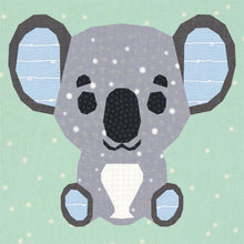 Load image into Gallery viewer, Koala Kuddles, Foundation Paper Piecing Pattern (FPP Pattern), Quilt Block, 4 sizes
