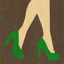 Load image into Gallery viewer, Strut your Stuff! Foundation Paper Piecing Pattern (FPP Pattern), Quilt Block, 4 sizes