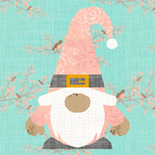 Load image into Gallery viewer, Gnome for the Holidays 2, Foundation Paper Piecing Pattern (FPP Pattern), Quilt Block, 5 Sizes Included