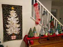 Load image into Gallery viewer, Everlasting Christmas Tree, Foundation Paper Piecing Pattern (FPP Pattern), Quilt Block, 1 Size, 24" x 48"