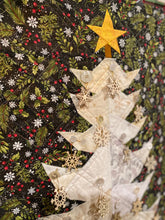 Load image into Gallery viewer, Everlasting Christmas Tree, Foundation Paper Piecing Pattern (FPP Pattern), Quilt Block, 1 Size, 24" x 48"