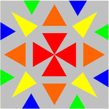 Load image into Gallery viewer, Radiant, Foundation Paper Piecing Pattern (FPP Pattern), 4 sizes