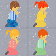 Load image into Gallery viewer, Prayers, Foundation Paper Piecing, FPP Pattern, 2 Designs, 3 sizes