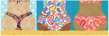 Load image into Gallery viewer, Beach Bums! Foundation Paper Piecing Pattern (FPP Pattern), Quilt Block, 3 Designs, each in 4 Sizes