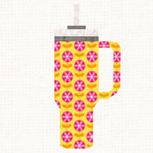 Load image into Gallery viewer, On the Go, Travel Cup! Foundation Paper Piecing Pattern (FPP Pattern), Quilt Block, 4 sizes included