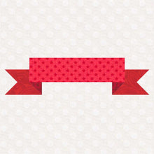 Load image into Gallery viewer, Banners Pattern Pack, Foundation Paper Piecing (FPP Pattern), Quilt Block, 8 Designs, 4 sizes