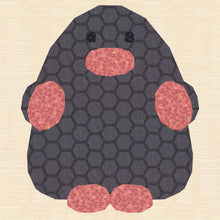 Load image into Gallery viewer, Mole in a Hole, Foundation Paper Piecing Pattern (FPP Pattern), Quilt Block, 4 sizes
