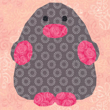 Load image into Gallery viewer, Mole in a Hole, Foundation Paper Piecing Pattern (FPP Pattern), Quilt Block, 4 sizes