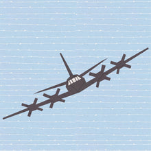 Load image into Gallery viewer, Plane, P3 Orion, Foundation Paper Piecing Pattern (FPP Pattern), Quilt Block, 4 sizes