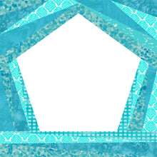 Load image into Gallery viewer, In the Doghouse, Foundation Paper Piecing Pattern (FPP), Quilt Block, 4 sizes