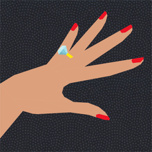 Load image into Gallery viewer, I Got Engaged, Foundation Paper Piecing Pattern (FPP Pattern), Quilt Block, 4 sizes