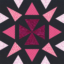 Load image into Gallery viewer, Radiant, Foundation Paper Piecing Pattern (FPP Pattern), 4 sizes