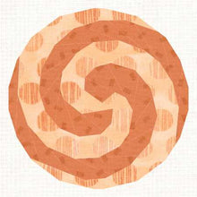 Load image into Gallery viewer, Whirligig, Foundation Paper Piecing Pattern (FPP Pattern), Quilt Block, 4 sizes