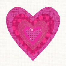 Load image into Gallery viewer, Heartbeat, Foundation Paper Piecing, FPP Pattern, 4 sizes
