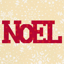 Load image into Gallery viewer, Noel, Foundation Paper Piecing Pattern (FPP Pattern), Quilt Block, 5 Sizes Included