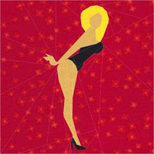 Load image into Gallery viewer, Pin Up Model, Foundation Paper Piecing Pattern (FPP Pattern), Quilt Block, 3 sizes