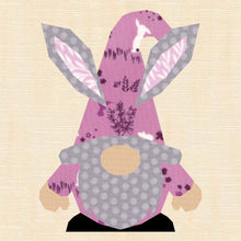 Load image into Gallery viewer, Gnome for the Holidays 3, Foundation Paper Piecing Pattern (FPP Pattern), Quilt Block, 5 Sizes Included