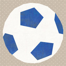 Load image into Gallery viewer, Football, Soccer Ball, Foundation Paper Piecing, FPP Pattern, 4 sizes