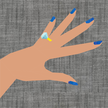 Load image into Gallery viewer, I Got Engaged, Foundation Paper Piecing Pattern (FPP Pattern), Quilt Block, 4 sizes