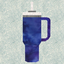 Load image into Gallery viewer, On the Go, Travel Cup! Foundation Paper Piecing Pattern (FPP Pattern), Quilt Block, 4 sizes included
