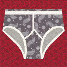 Load image into Gallery viewer, Y Fronts, Foundation Paper Piecing, FPP Pattern, 4 sizes