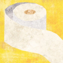 Load image into Gallery viewer, Sh*t Happens, Just Roll with It, Toilet Paper, Foundation Paper Piecing Pattern (FPP Pattern), Quilt Block, 4 Sizes