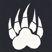 Load image into Gallery viewer, Bear Paws, Foundation Paper Piecing, FPP Pattern, Left & Right Versions, 6 sizes