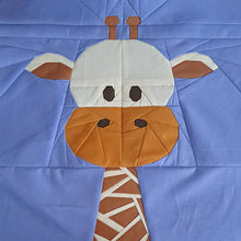 Load image into Gallery viewer, Cute Giraffe, Foundation Paper Piecing Pattern (FPP Pattern), Quilt Block, 4 sizes