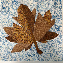 Load image into Gallery viewer, Maple Leaf, Foundation Paper Piecing Pattern (FPP Pattern), Quilt Block, 3 sizes
