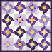 Load image into Gallery viewer, Spinning Top, Foundation Paper Piecing Pattern (FPP Pattern), Quilt Block, 4 sizes