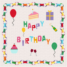 Load image into Gallery viewer, Corner Paper Chain, Foundation Paper Piecing Pattern (FPP Pattern), Quilt Block, 5 sizes