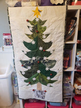 Load image into Gallery viewer, Everlasting Christmas Tree, Foundation Paper Piecing Pattern (FPP Pattern), Quilt Block, 1 Size, 24" x 48"