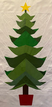Load image into Gallery viewer, Everlasting Christmas Tree, Foundation Paper Piecing Pattern (FPP Pattern), Quilt Block, 1 Size, 24" x 48"