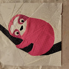 Load image into Gallery viewer, Sloth, Foundation Paper Piecing Pattern (FPP), Quilt Block, 4 sizes