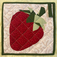 Load image into Gallery viewer, Strawberry, Foundation Paper Piecing Pattern (FPP Pattern), Quilt Block, 3 sizes