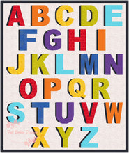 Load image into Gallery viewer, 3D Uppercase Alphabet, Foundation Paper Piecing Pattern (FPP), Quilt Block, 2 sizes FPP Patterns- Full Bobbin Designs foundation paper piecing patterns quilt block patterns sewing patterns