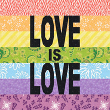 Load image into Gallery viewer, Love is Love, Foundation Paper Piecing Pattern (FPP), Quilt Block, 3 sizes FPP Patterns- Full Bobbin Designs foundation paper piecing patterns quilt block patterns sewing patterns