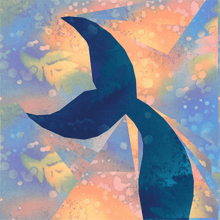 Load image into Gallery viewer, A Mermaid's Tale, Foundation Paper Piecing Pattern (FPP Pattern), Quilt Block, 3 sizes FPP Patterns- Full Bobbin Designs foundation paper piecing patterns quilt block patterns sewing patterns