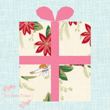 Load image into Gallery viewer, All Wrapped Up! Presents, Foundation Paper Piecing Pattern (FPP Pattern), Quilt Block, 3 Styles each in 3 sizes FPP Patterns- Full Bobbin Designs foundation paper piecing patterns quilt block patterns sewing patterns