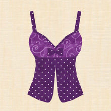 Load image into Gallery viewer, Babydoll, Foundation Paper Piecing, FPP Pattern, 3 sizes FPP Patterns- Full Bobbin Designs foundation paper piecing patterns quilt block patterns sewing patterns