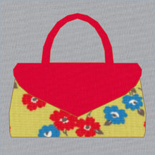 Load image into Gallery viewer, Baguette Style Handbag, Foundation Paper Piecing Pattern (FPP Pattern), Quilt Block, 3 sizes FPP Patterns- Full Bobbin Designs foundation paper piecing patterns quilt block patterns sewing patterns