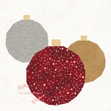 Load image into Gallery viewer, Baubles, Foundation Paper Piecing Pattern (FPP Pattern), Quilt Block, 2 Styles each in 3 sizes FPP Patterns- Full Bobbin Designs foundation paper piecing patterns quilt block patterns sewing patterns